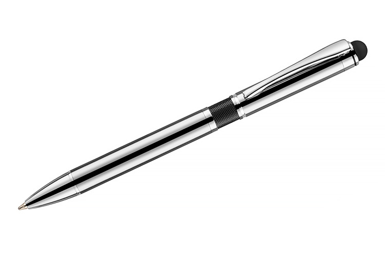 Długopis metalowy touchpen reklamowy czarny Długopis metalowy touchpen reklamowy czarny