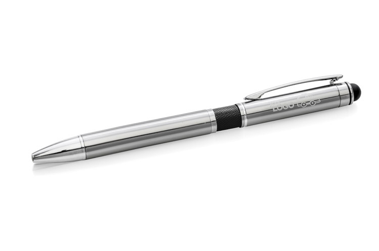 Długopis metalowy touchpen reklamowy z grawerem logo Długopis metalowy touchpen reklamowy z grawerem logo