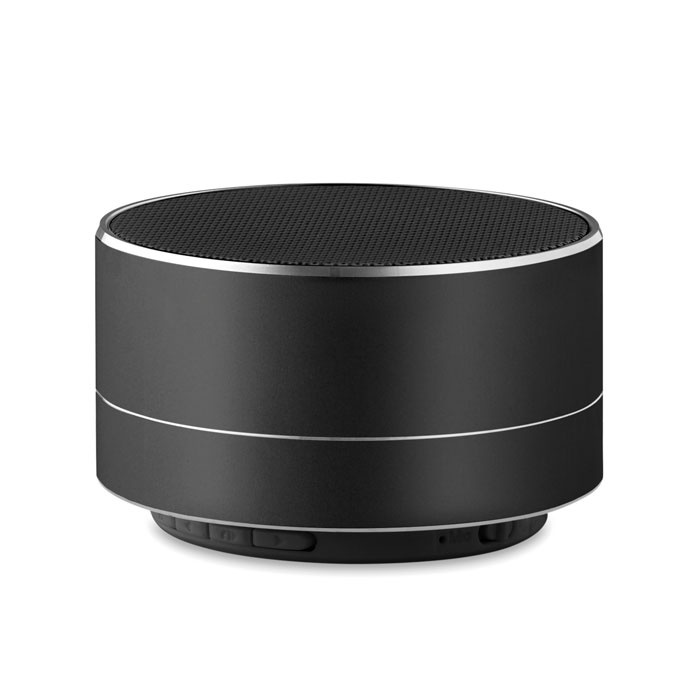Głośnik bluetooth reklamowy czarny Głośnik bluetooth reklamowy czarny