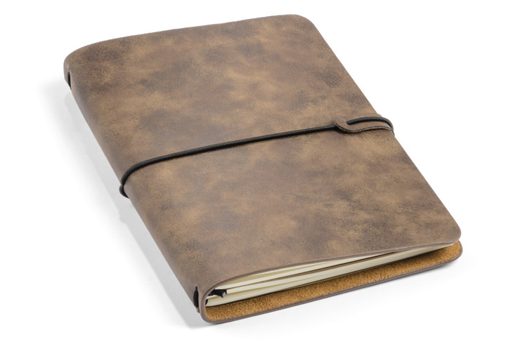 Notes reklamowy retro brązowy Notes reklamowy retro brązowy