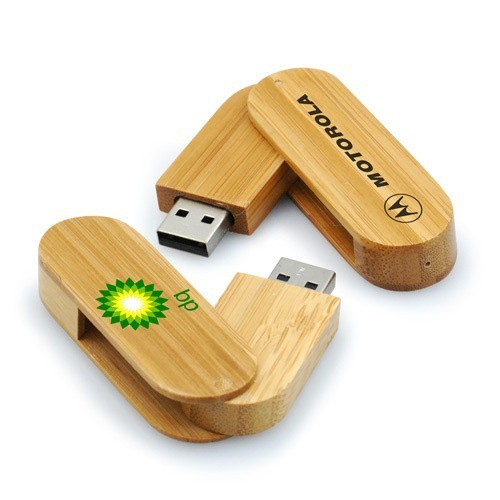 Pendrive bambusowy z nadrukiem reklamowym Pendrive bambusowy z nadrukiem reklamowym