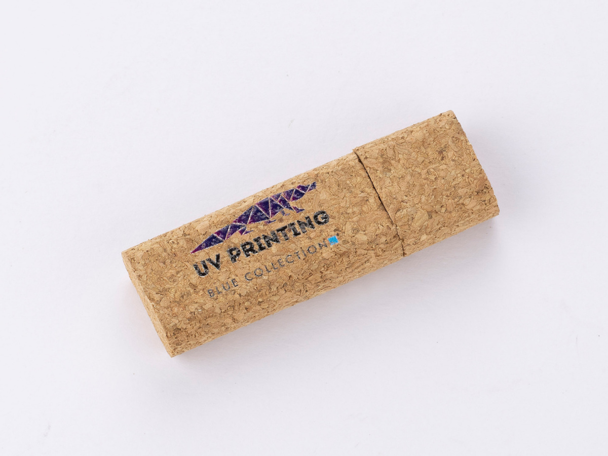 Pendrive USB z korka z nadrukiem Pendrive USB z korka z nadrukiem