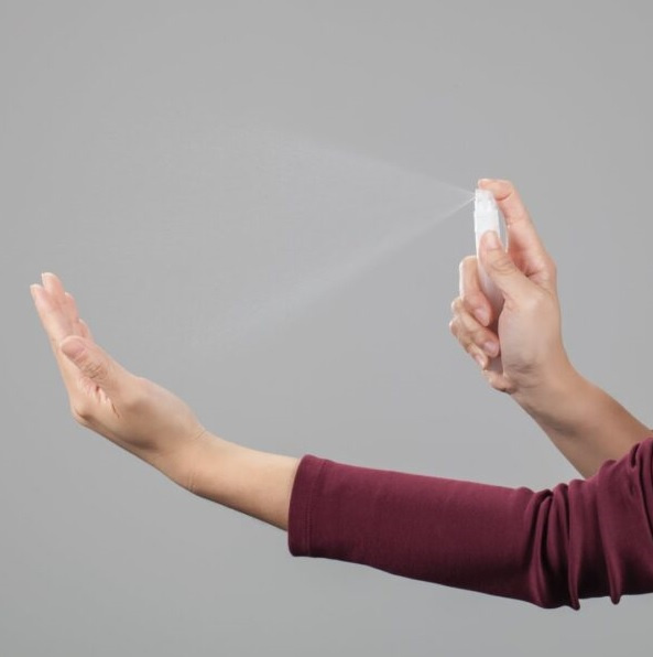 Płyny do dezynfekcji rąk reklamowe w spray Płyny do dezynfekcji rąk reklamowe w spray