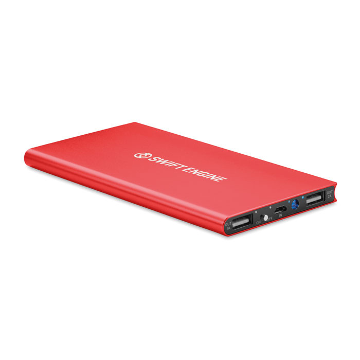 Powerbank metalowy z nadrukiem Powerbank metalowy z nadrukiem