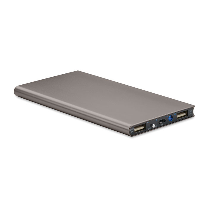 Powerbank aluminiowy z nadrukiem reklamowym Powerbank aluminiowy z nadrukiem reklamowym