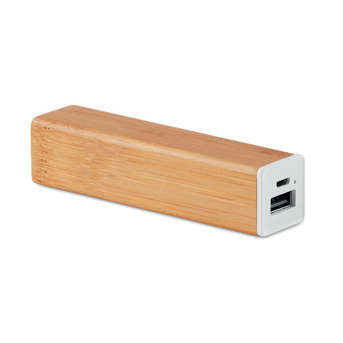 Powerbank bambusowy reklamowy Powerbank bambusowy reklamowy