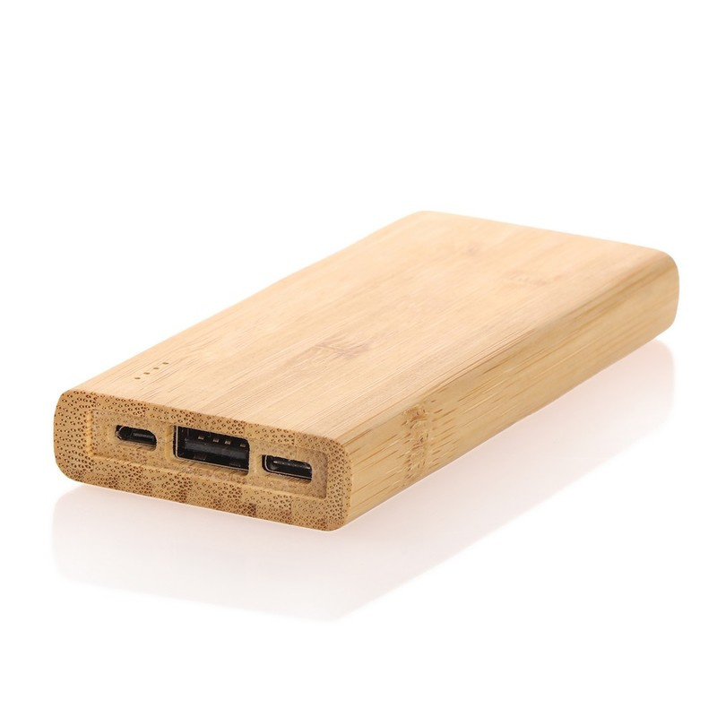 Powerbank bambusowy reklamowy Powerbank bambusowy reklamowy
