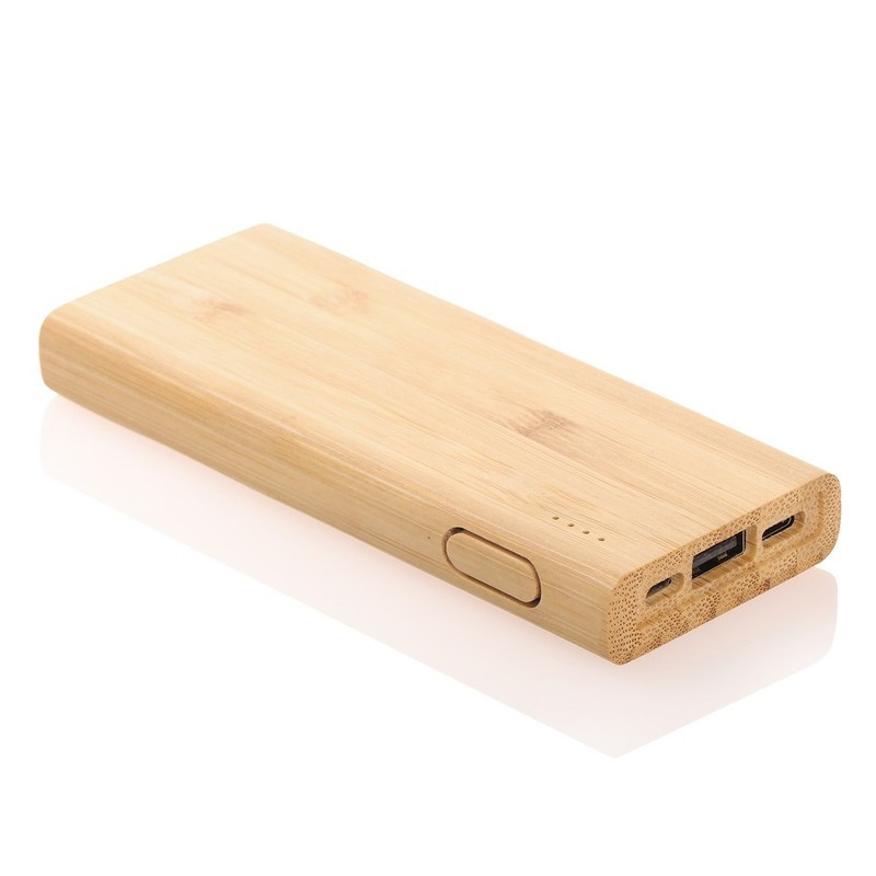 Powerbank bambusowy z grawerem Powerbank bambusowy z grawerem
