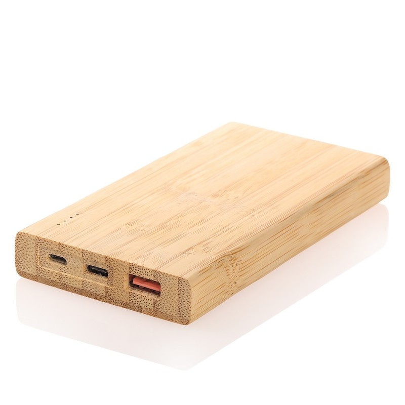 Bambusowy powerbank reklamowy Bambusowy powerbank reklamowy