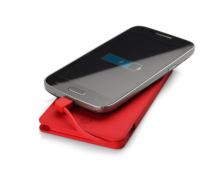 Power bank gumowany z nadrukiem Power bank gumowany z nadrukiem