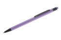 Długopis reklamowy gumowany Touch Pen fioletowy