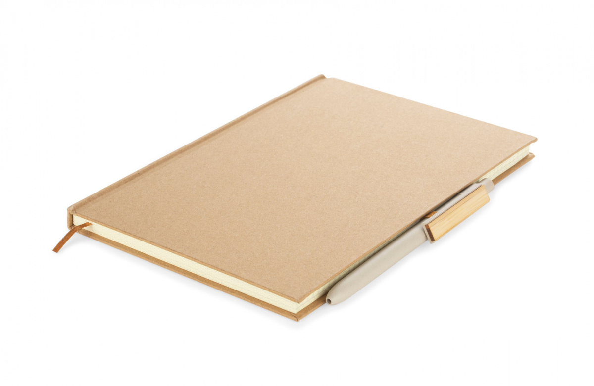 Notes eko kraft z długopisem Notes eko kraft z długopisem