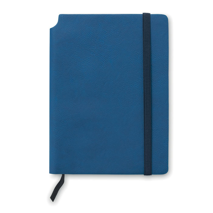 Notes reklamowy Soft A5 niebieski Notes reklamowy Soft A5 niebieski
