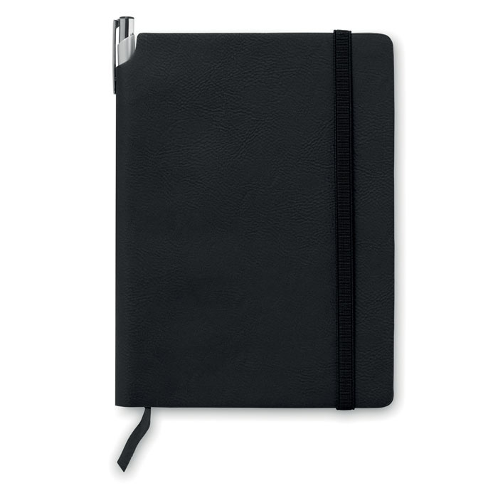 Notes reklamowy Soft A5 czarny Notes reklamowy Soft A5 czarny