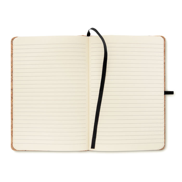 Notes z korka A5 z nadrukiem logo Notes z korka A5 z nadrukiem logo