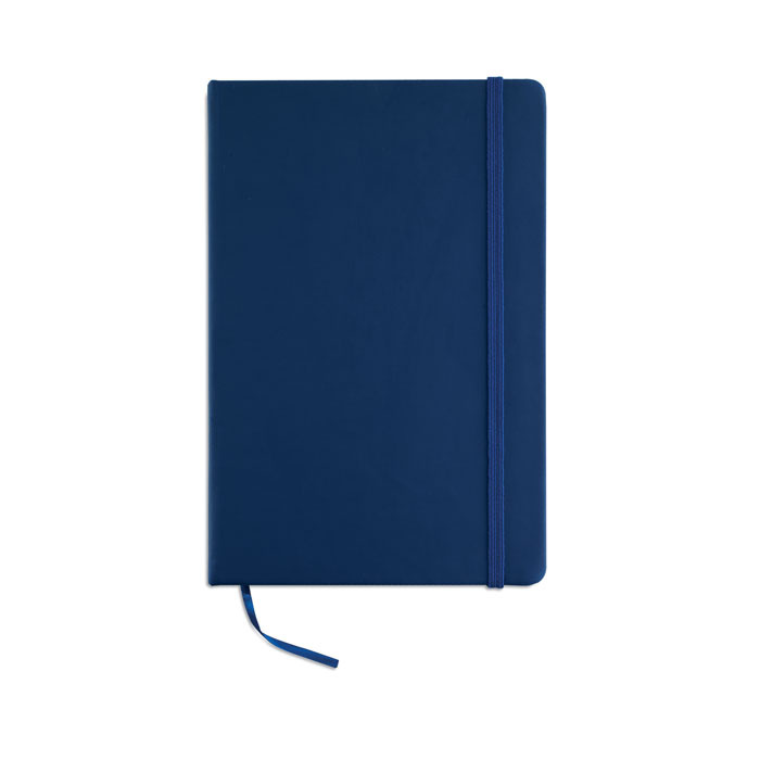 Notes reklamowy A5 w linie granatowy Notes reklamowy A5 w linie granatowy