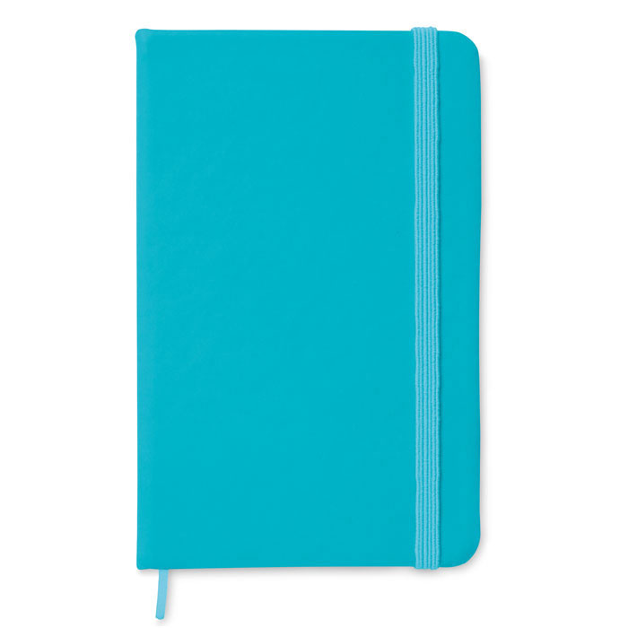 Notes reklamowy A6 w linie turkusowy Notes reklamowy A6 w linie turkusowy