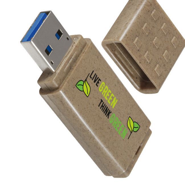 Pendrive reklamowy eko z nadrukiem Pendrive reklamowy eko z nadrukiem