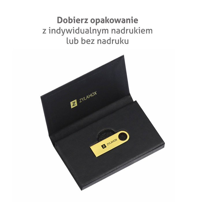 Pendrive slim w opakowaniu z nadrukiem Pendrive slim w opakowaniu z nadrukiem