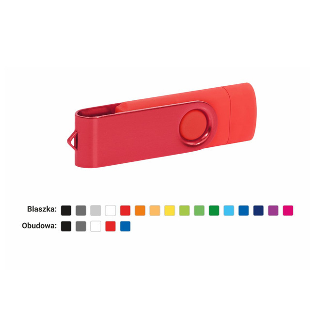 Pendrive Twoster dwustronny micro USB C Pendrive Twoster dwustronny micro USB C
