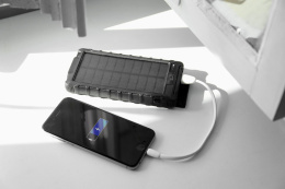 Powerbank solarny z kompasem reklamowy