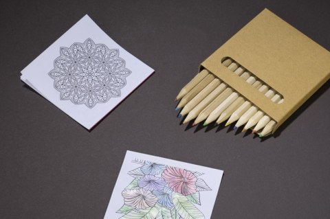 Kredki z kolorowanką LOTI