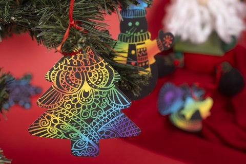 Zestaw zawieszek do zdrapywania DEKOR