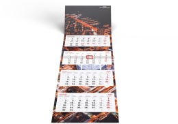 Kalendarze czterodzielne reklamowe
