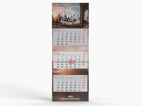 Kalendarze ścienne trójdzielne Toruń Kalendarze ścienne trójdzielne Toruń