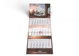 Druk kalendarzy ściennych trójdzielnych Toruń