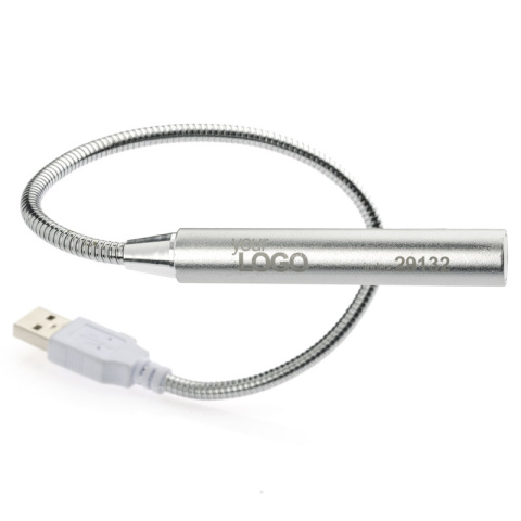 Lampka USB LED z grawerem logo Lampka USB LED z grawerem logo