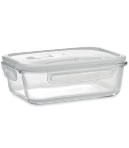 Lunchbox szklany na posiłki z nadrukiem