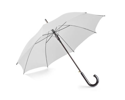 Parasol klasyczny z nadrukiem biały Parasol klasyczny z nadrukiem biały