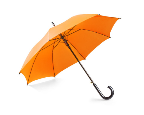 Parasol klasyczny z nadrukiem pomarańczowy Parasol klasyczny z nadrukiem pomarańczowy
