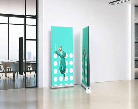 Rollup z grafiką dwustronną