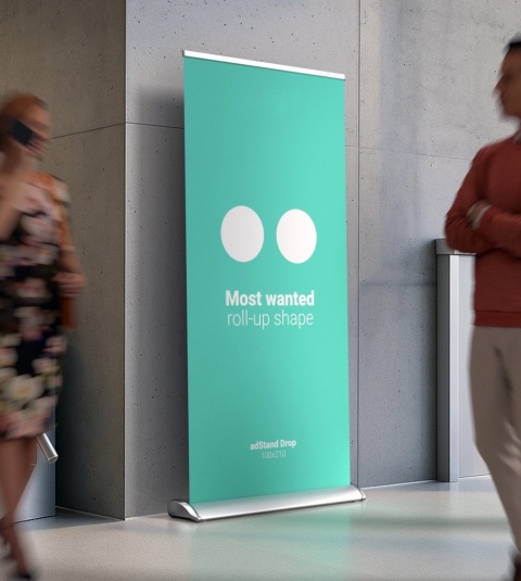 Rollup reklamowy łeska z nadrukiem