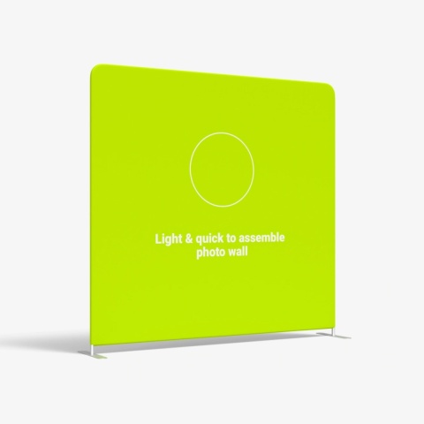 Ścianka tekstylna prosta standard Ścianka tekstylna prosta standard