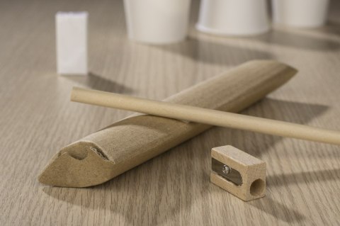 Komplet EKO (ołówek, gumka, temperówka)