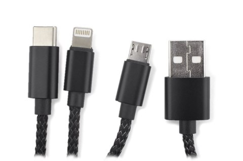 Kabel USB 3 w 1 LUX