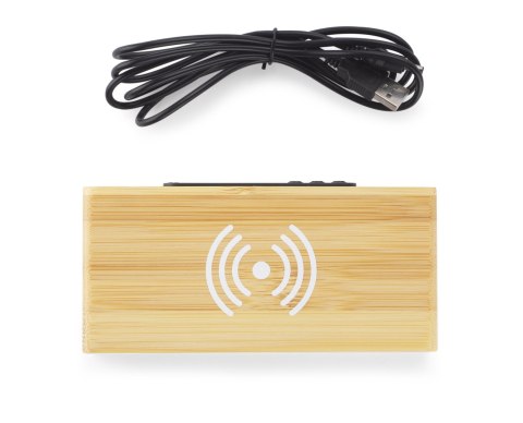 Zegar na biurko z ładowarką indukcyjną INDUCTO